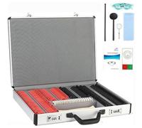 Coffret de lentilles d'essai optiques, 266 pièces, avec monture en plastique et étui en aluminium. Kit d'optométrie, matériel d'optométrie, ouverture de 26 mm, protection oculaire.