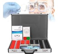 Coffret de lentilles d'essai optiques - Kit de lentilles optométriques - Coffret professionnel de 266 lentilles d'essai pour examens de la vue - Matériel ophtalmique pour l'évaluation de la