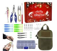 Coffret de Leurres Accessoires De Pêche Pour Noël