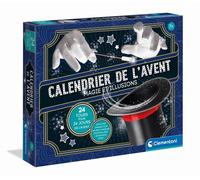 Clementoni Calendrier de l'Avent Magie & Illusions – 24 tours, manuel illustré, dès 7 ans