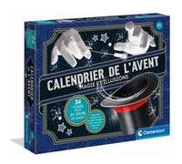 Clementoni | Calendrier de l’Avent Magie et Illusions | Enfants 7 Ans+ | Coffret 24 Tours Magiques | Apprentis Magiciens | Manuel Illustré | Développe Confiance & Créativité
