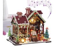 Coffret De Maison Miniature De Bricolage, Modèle 3D en Bois pour Artisanat Et Décoration De Booknook, Kit De Fabrication De Mini Maison pour Adultes Et Adolescents, pour Amoureux Amis Garçons Filles