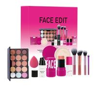 Coffret De Maquillage De Voyage - Cosmétiques Longue Tenue | Collection Complète Beauté Du Visage Pour Femmes | Kit Quotidien Pour Soirées Mariages Et Usage Professionnel