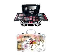 GLOSS ! Malette Maquillage - Coffret Maquillage Femme - Coffret Cadeau Noël - Idée Cadeau Anniversaire, Maitresse, Saint Valentin, Fête des Mères - Coffret Beauté - PARIS