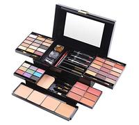 Coffret de Maquillage, Missicee All-in-One Cosmetics coffret maquillage Kit de Maquillage avec Ombres Paupières, Rouge à Lèvres, Pinceaux, Bâton de contour, Mascara