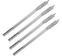 Coffret de mèches biseautées,Mèches biseautées,Mèches plates à palette,Mèches plates à palette en acier à haute teneur en carbone,Mèches biseautées pour le travail du bois,Outils à main
