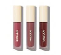 Coffret De Mini Rouges à LèVres Liquides Matte Allure-After The Moment 3 PièCes/Ensemble Rouge à LèVres Longue Tenue Huile De Tournesol Nourrissante RéDuit Les Ridules Des LèVres Rouge à LèVres Liquid