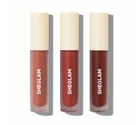 Coffret De Mini Rouges à LèVres Liquides Matte Allure-TournéE PrivéE 3 PièCes/Ensemble Rouge à LèVres Longue Tenue Huile De Tournesol Nourrissante RéDuit Les Ridules Des LèVres Rouge à LèVres Liquide