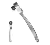 Coffret de mini-tournevis à cliquet - Tournevis à angle droit compact, clé réversible 72 dents | Manche coudé discret, porte-embout magnétique, outil de réparation pour espaces restreints, acier au