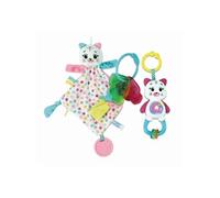 Clementoni – Coffret naissance Chaton – Jouets éducatifs multisensoriels, doudou & hochet dès 0 mois