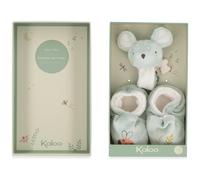 Kaloo Bracelet sonore et chaussons Souris Teddy Gris Enfants