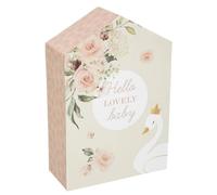 Coffret de Naissance Cygne 10 tiroirs 20.5 x 30.5 cm - Atmosphera