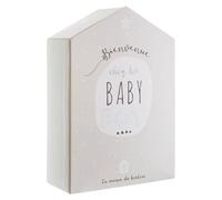 Coffret de naissance - maison vert TU