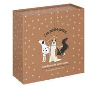 Coffret de naissance souvenirs chien 9 tiroirs - Beige