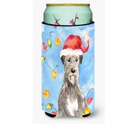 Coffret de No l Caroline's Treasures CK2481TBC, lumi res de No l, Irish Wolfhound, grand mod le, pour boissons froides, multicolore