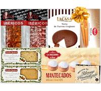 Coffret de Noël Gourmet Sans Alcool 2025 Cia&Co (Lot 100) · Charcuterie Ibérique, Nougats et Biscuits Traditionnels · Carte Personnalisable · Cadeau d’Entreprise, Familial ou Personnel
