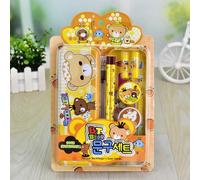 Coffret De Papeterie 7 En 1 Pour Garçon Et Fille, Coffret Cadeau Créatif, Prix D'apprentissage, Dessin Animé, Fournitures Mignonnes, Cadeau Pour La Journée Des Enfants De La Maternelle