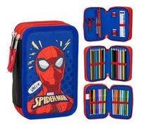 Coffret de papeterie - Cerda - Marvel Spiderman - Couleurs bleu/rouge - Utilisation intérieure - Durable Rouge