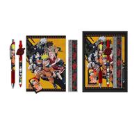 Coffret de papeterie - Naruto - 5 pièces - Licence officielle - Multicolore - Pour enfants