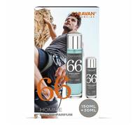Coffret de Parfum - CARAVAN - N 66 - Eau de Parfum 150 ml - Eau de Parfum 30 ml - Pour Homme