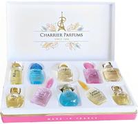 Coffret de Parfum Miniatures - CHARRIER PARFUMS - Collection Précieuse N10 - 10 Eaux de Parfum - 58,8 ml - Made in France