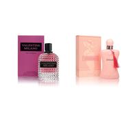 Coffret De Parfums Pour Femme Valentine Milano & Delilah Eau De Parfum Notes D'ambre Floral Cologne Avec Cassis, Jasmin Et Bois De Gaïac Parfum Luxueux Longue Durée (3,4 Oz/100 Ml X 2 Pièces)
