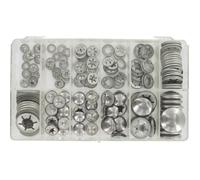 Coffret de pastilles d'arrêt clips pour bout d'arbre / diamètre : 4 à 14 mm, idéales pour roues, galets, etc