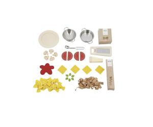 Coffret de Pâtes en Bois et Feutrine - Jeu d'Imitation pour Enfants