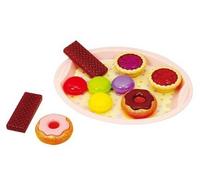 Coffret De Patisseries Sur Plateau En Plastique - Jeu D Imitation 10 Pieces - Dinette - Jouet Fille