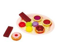 Coffret De Patisseries Sur Plateau En Plastique - Jeu D Imitation 10 Pieces - Dinette - Jouet Fille