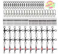 (coffret de pêche de 140 pièces) coffret de pêche avec boîte de pêche "Ensemble de mallette de pêchePOLYVALENT : Différents types et tailles d'accessoires répondent à un large éventail de besoins de p