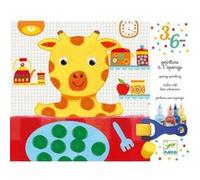 Peinture à l'éponge «Les aventures des doudous» multicolore TU