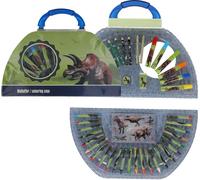 Coffret de peinture et de dessin de dinosaures 100% de plaisir créatif pour les enfants
