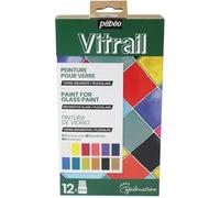 Couleurs Décoration Pebeo Set Exploration Vitrail 12 Flacons Assortis 20 Ml Set Exploration 12 Flacons Assortis SET EXPLORATION 12 FLACONS ASSORTIS G