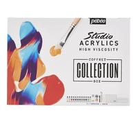 Pébéo Box Studio acrylics Coffret Collection, Mixte, 23 PIECES, Set de 880
