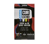 Pébéo – Kit Setacolor Cuir – Peinture & Marqueur acrylique pour sacs, chaussures – Coffret débutant