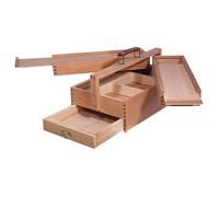Coffret de peinture Vannes, mallette de peinture avec 4 compartiments de rangement, 39x23x17,5 cm