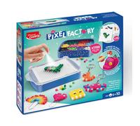 Maped Jeu créatif Maped Creativ Pixel Factory, kit complet, 1110 perles, 25 modèles, multicolore