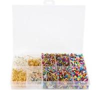 Coffret de perles DIY pour boucles d'oreilles Multicolore - 4000+ éléments
