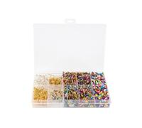 Coffret de perles DIY ALTOBUY pour boucles d'oreilles Multicolore - 4000+ éléments Multicolore