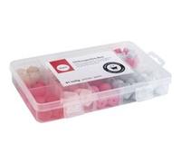Coffret de perles en silicone - Rose Rose G