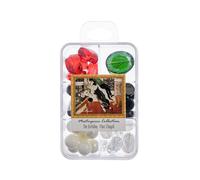 Coffret de perles en verre de la collection Masterpiece de John Bead, environ 85 g, L'anniversaire de Marc Chagall