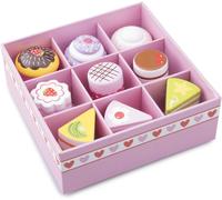 Coffret De Petits Fours En Bois Jeu D¿Imitation Éducative Pour Enfants