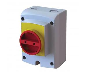 Coffret de protection IP65 4 pôles 32A avec presse étoupe M25 taille max. EID