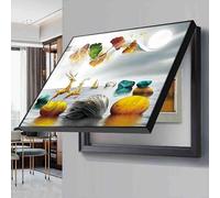 Coffret de Protection pour Tableau électrique - Cache-Compteur électrique décoratif pour intérieur, élégant boîtier de Distribution électrique dissimulant des Tableaux, idéal pour