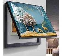 Coffret de Protection pour Tableau électrique - Cache-Compteur électrique décoratif pour intérieur, élégant boîtier de Distribution électrique dissimulant des Tableaux, idéal pour