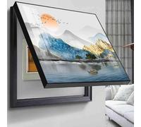 Coffret de Protection pour Tableau électrique - Cache-Compteur électrique décoratif pour intérieur, élégant boîtier de Distribution électrique dissimulant des Tableaux, idéal pour