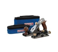 Coffret de rabots Faithfull n° 4 et n° 6012 avec sacs de rangement en toile - Rabots à main en fonte usinés avec précision pour le lissage, l'ébarbage et le travail du bois de bout