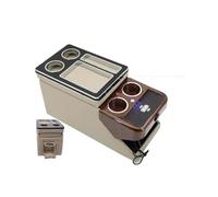 Coffret De Rangement Avant Pour Ford Pour Transit 2014 13-20 Accoudoir Central De Rangement Pour Voiture D'affaires Mobile(1 - E beige Wireless)