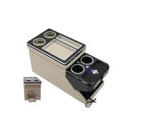 Coffret De Rangement Avant Pour Ford Pour Transit 2014 13-20 Accoudoir Central De Rangement Pour Voiture D'affaires Mobile(1 - D beige Wireless)